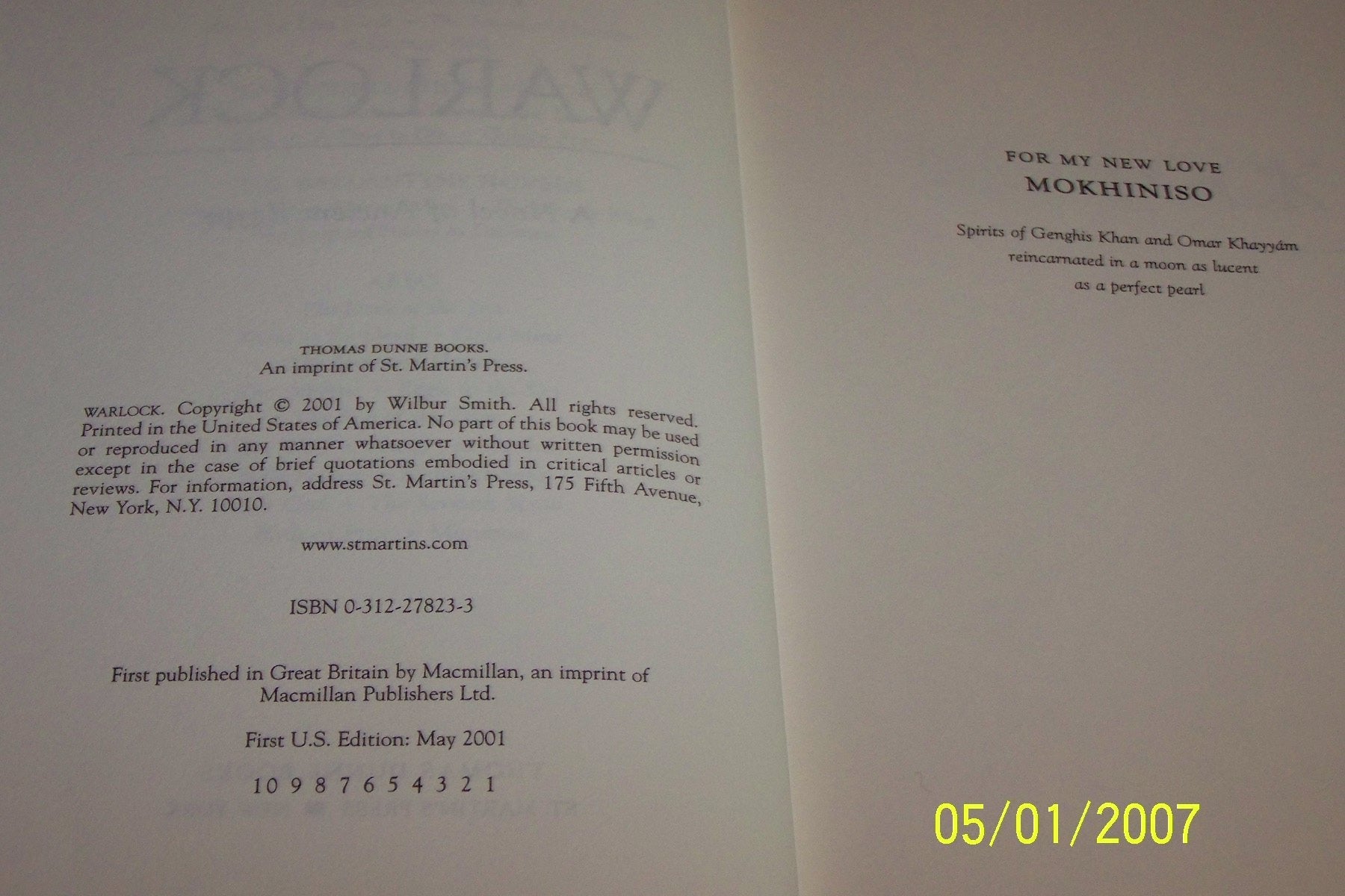 Warlock: A Novel of Ancient Egypt (Novels of Ancient Egypt) used book depot