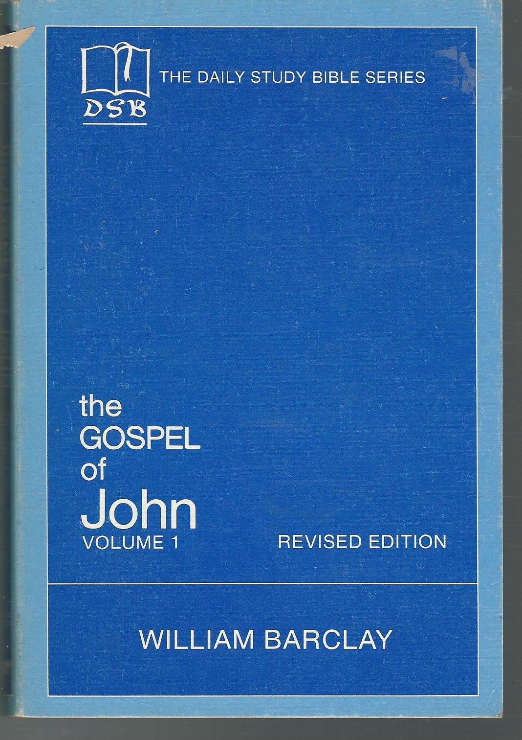 The Gospel of John, Vol. 1 (The Daily Study Bible Series) used book depot
