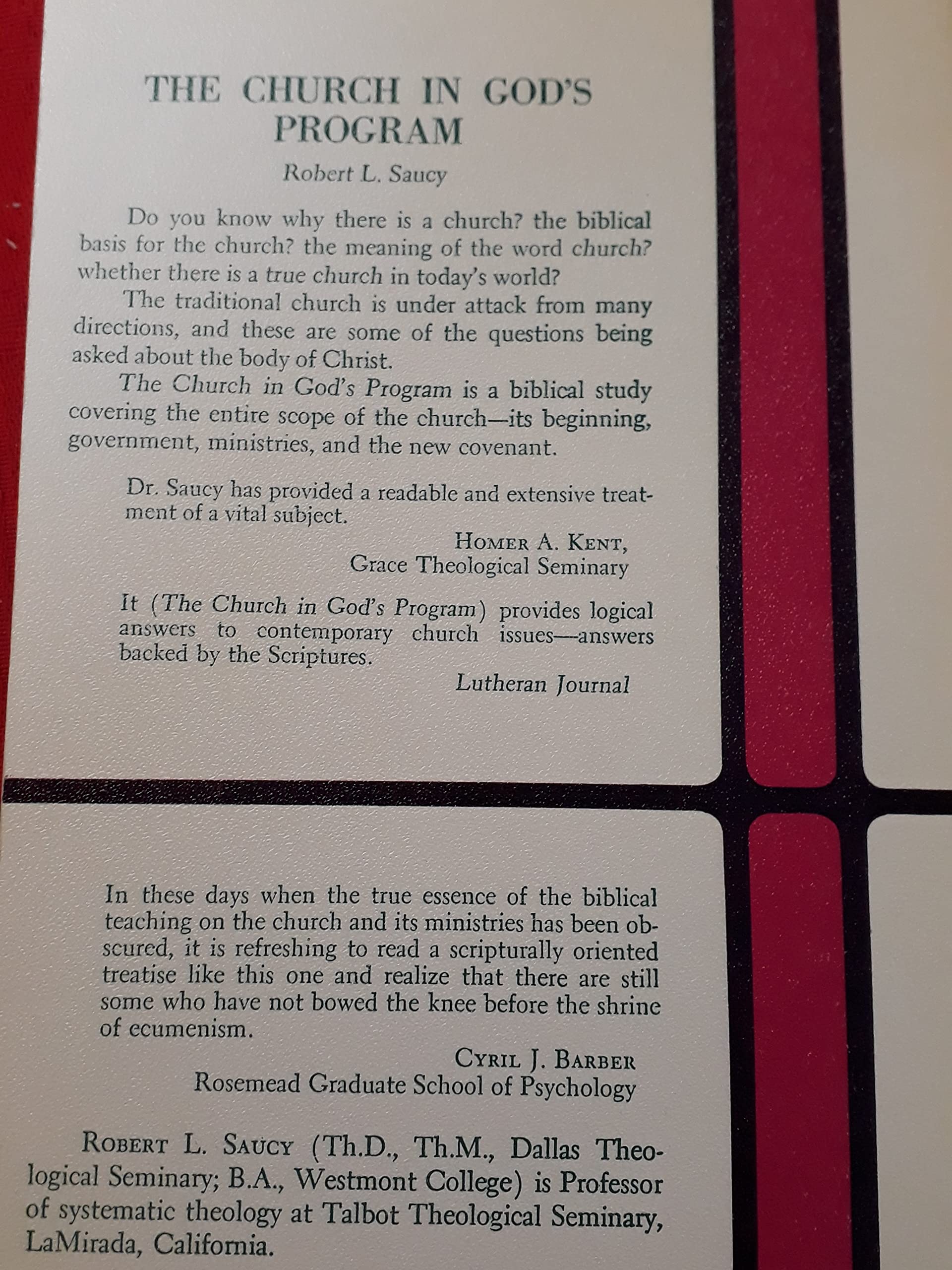 The Church in God's program used book depot