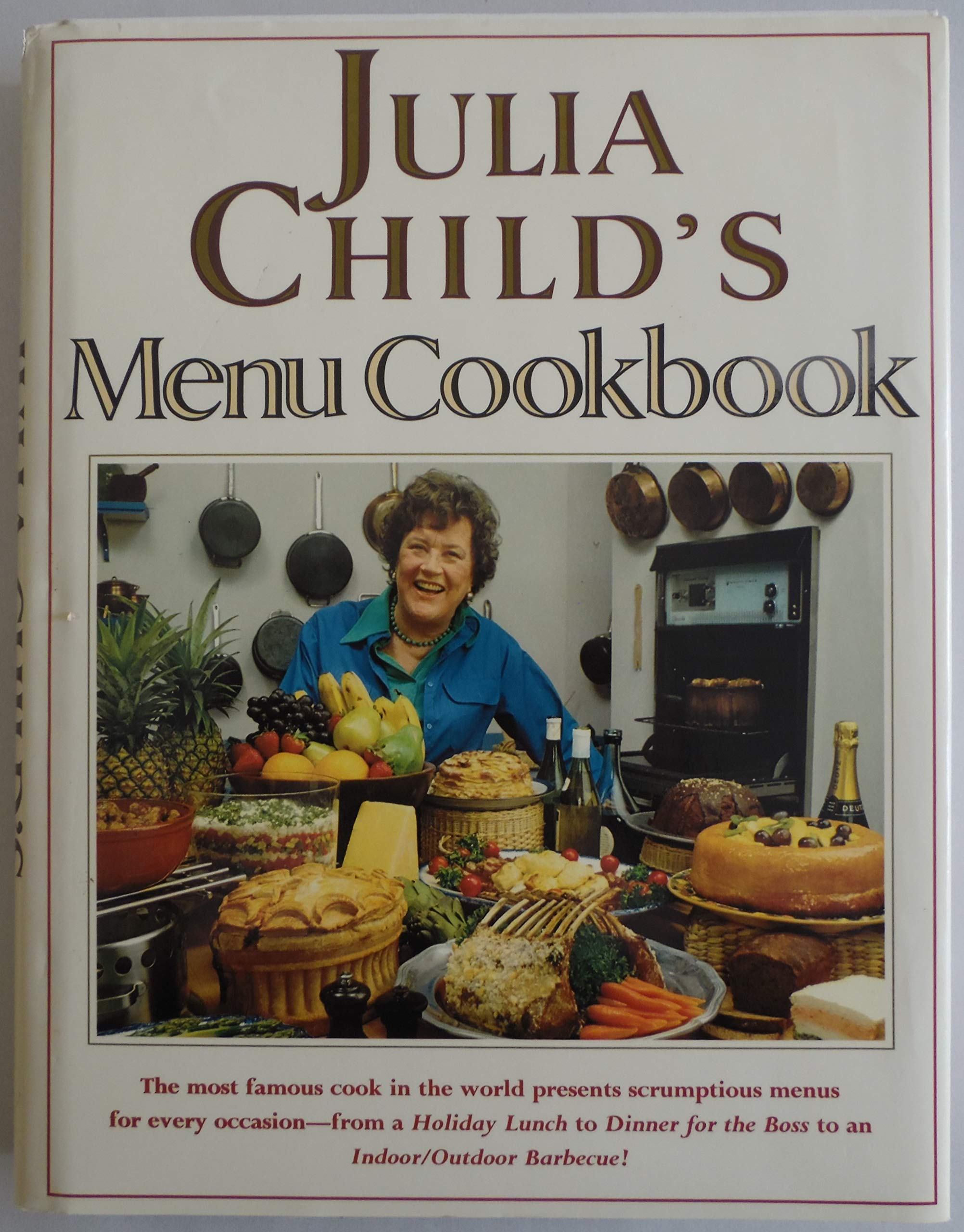 Julia Child's Menu Cookbook used book depot