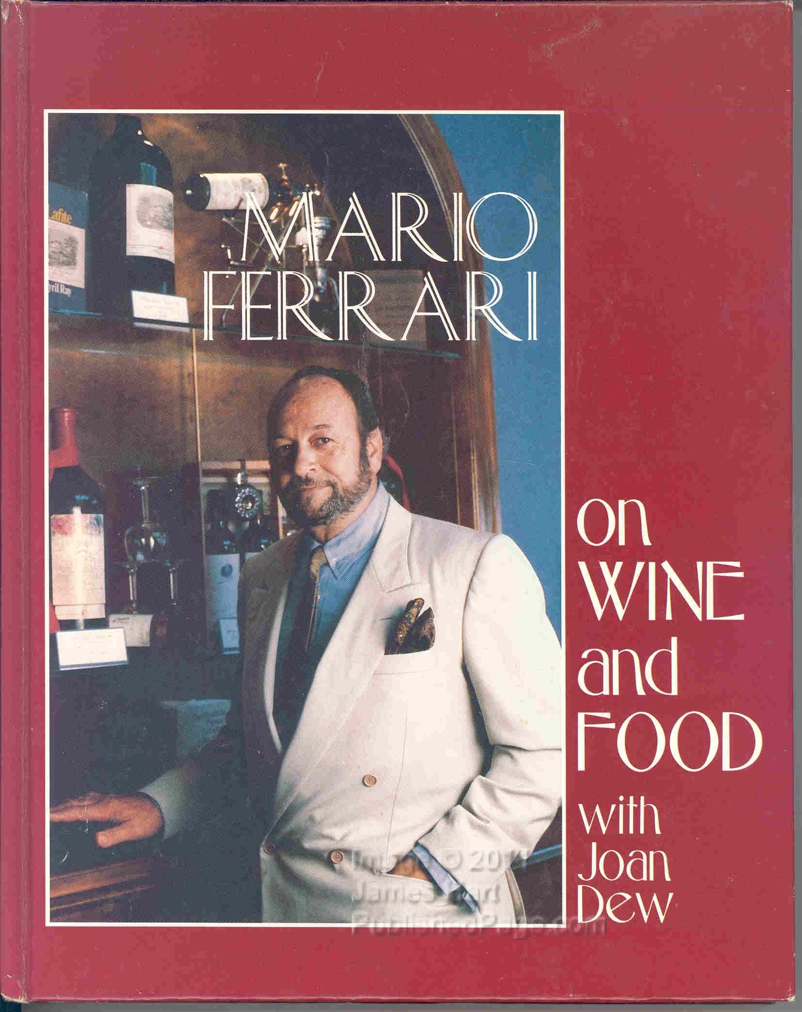 Mario Ferrari on Wine and Food used book depot