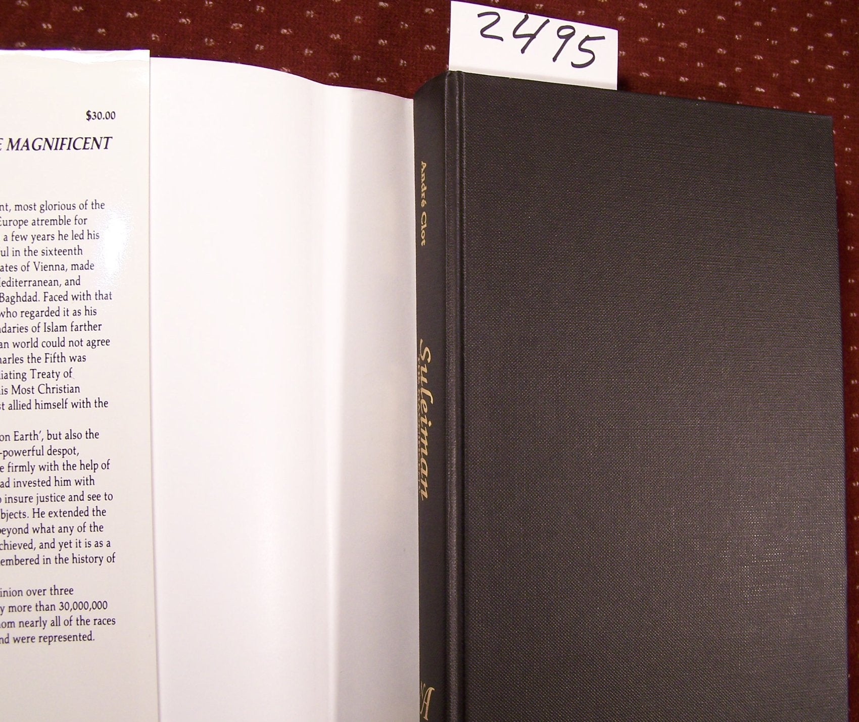 Suleiman the Magnificent used book depot
