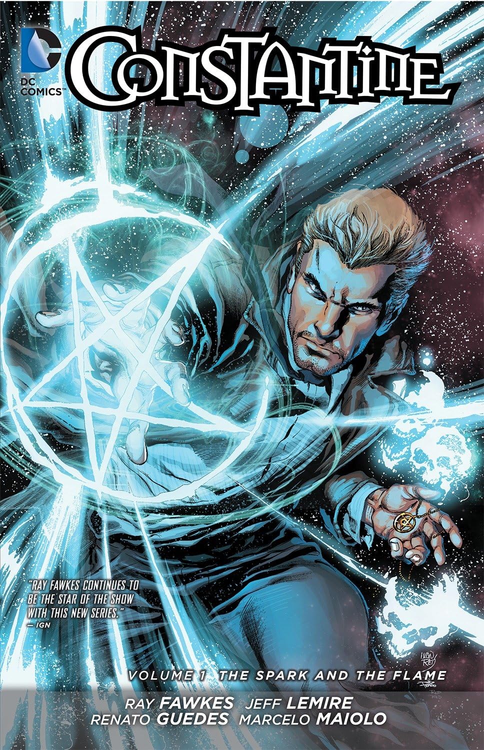 Constantine 1: The Spark and the Flame (The New 52!) used book depot