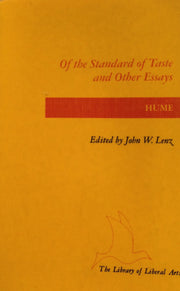 Of the Standard of Taste & Other Essays used book depot