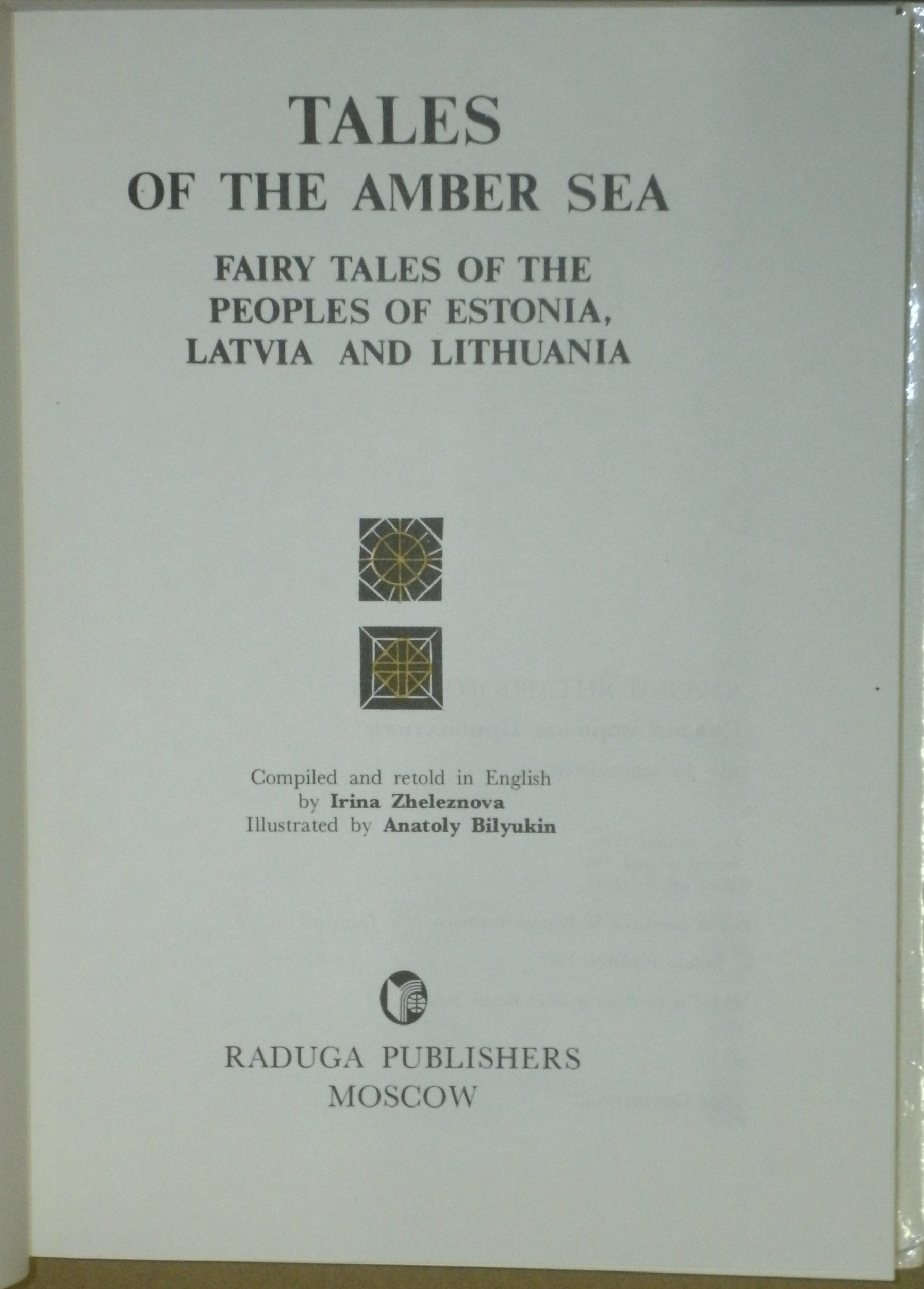 Tales of the Amber Sea: Fairy Tales of the Peoples of Estonia, Latvia and Lithuania used book depot