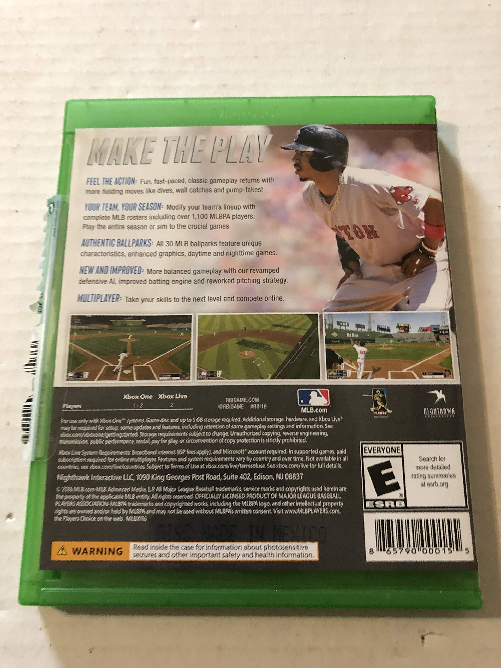 RBI Baseball 2016 - Xbox One used book depot