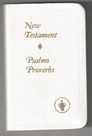 NEW TESTAMENT: PSALMS, PROVERBS used book depot