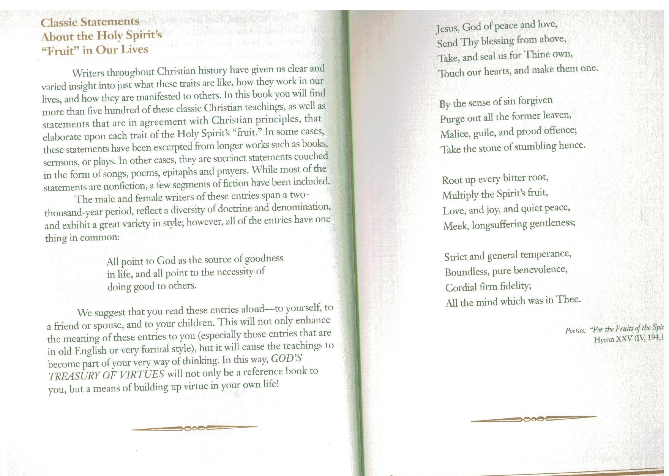 God's Treasury of Virtues used book depot