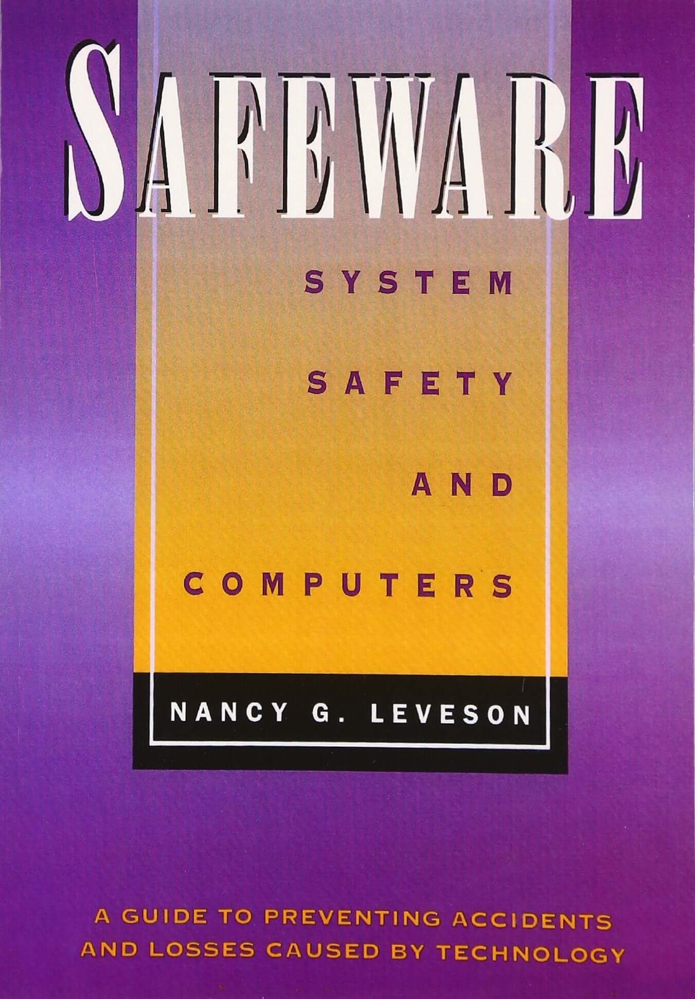 Safeware: System Safety and Computers used book depot