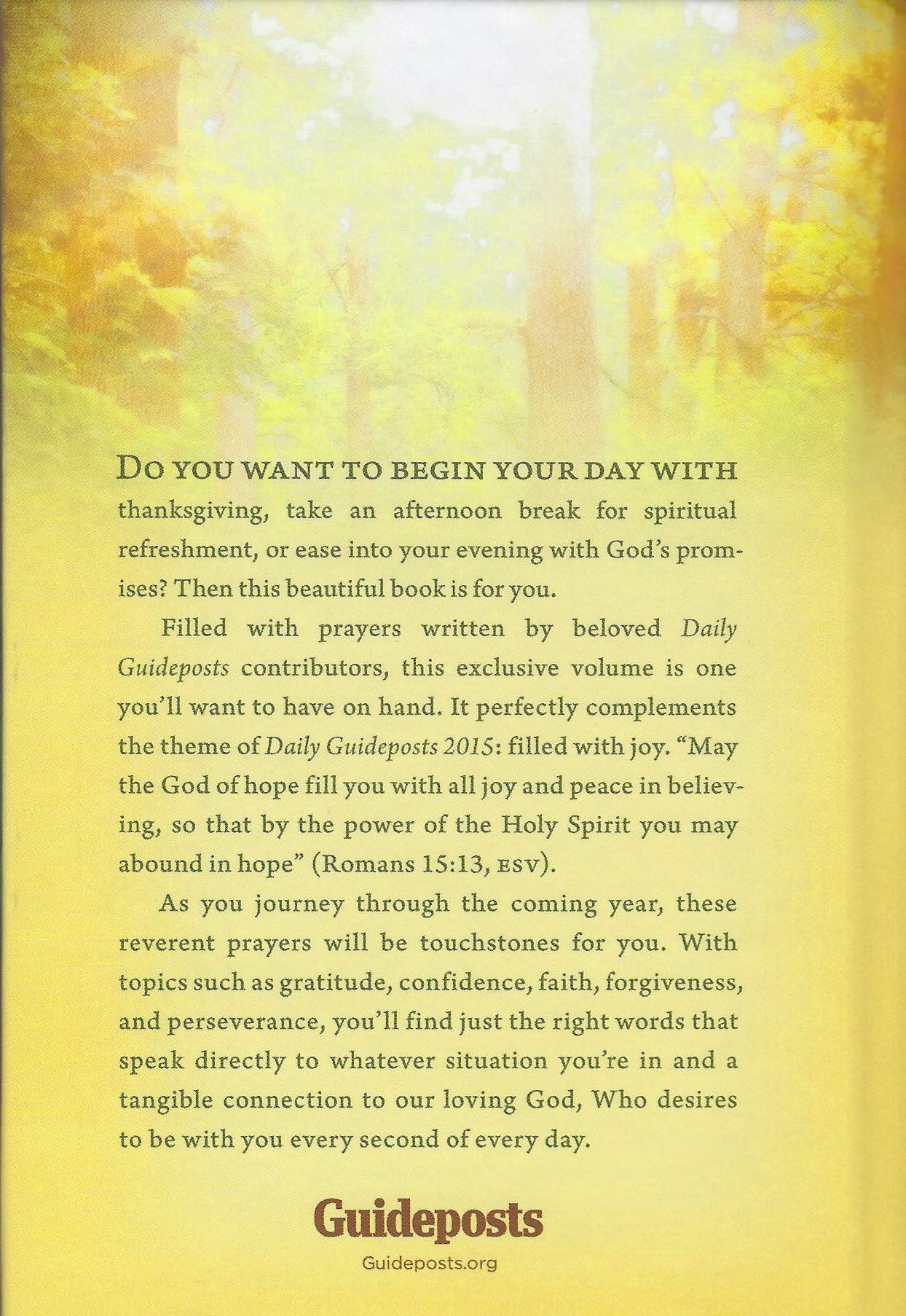 Filled with Joy: A Daily Guideposts Prayer Companion