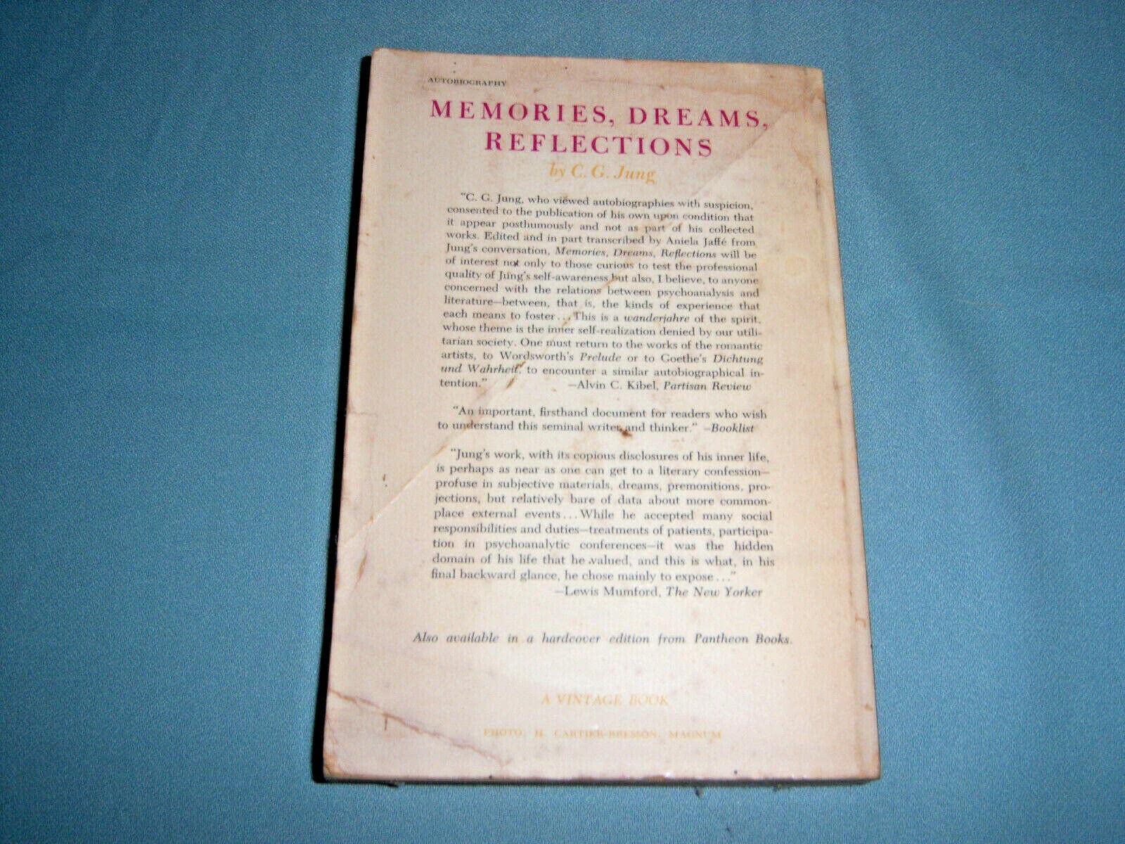 Memories, Dreams, Reflections used book depot