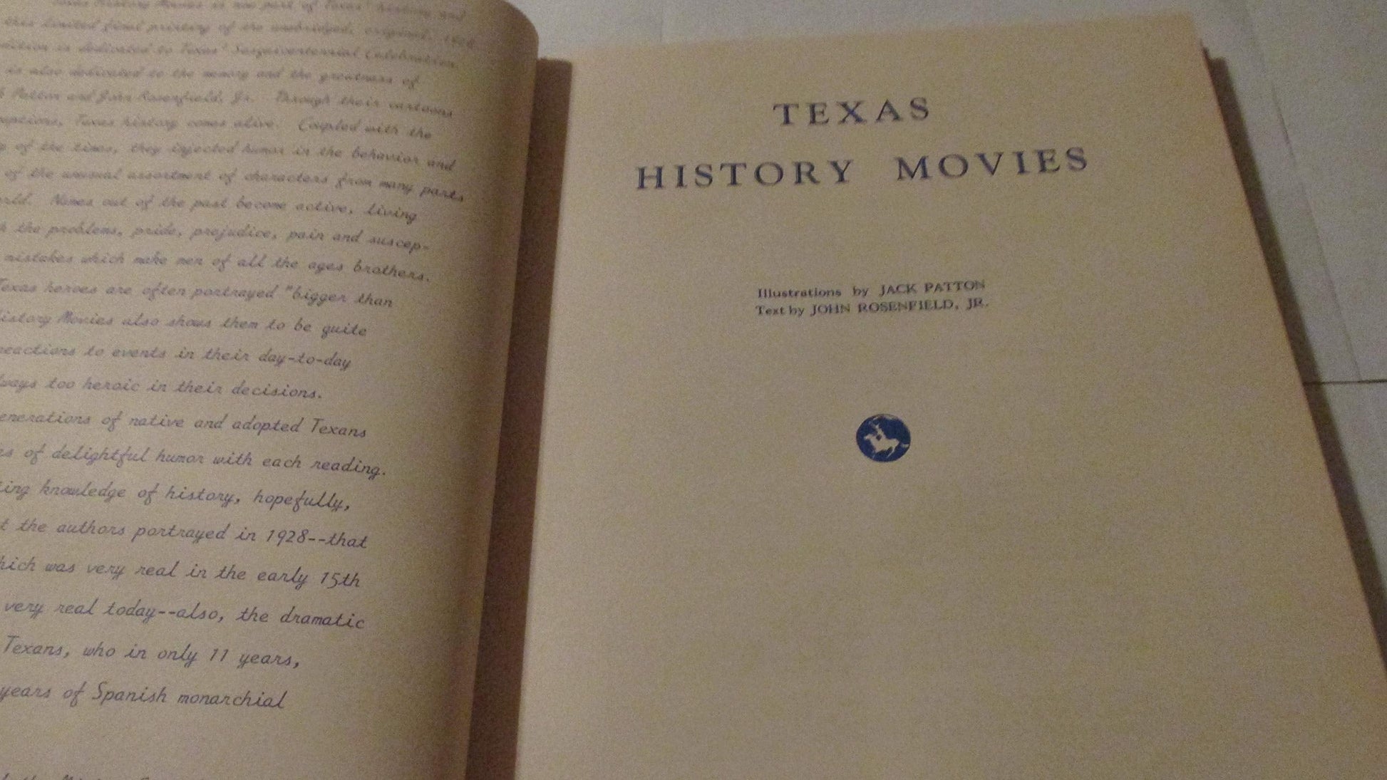 Texas History Movies - Collector's Limited Edition used book depot