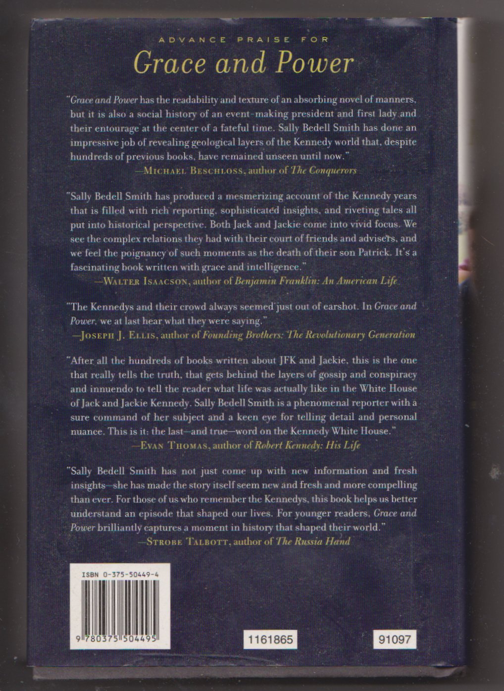 Grace and Power: The Private World of the Kennedy White House used book depot