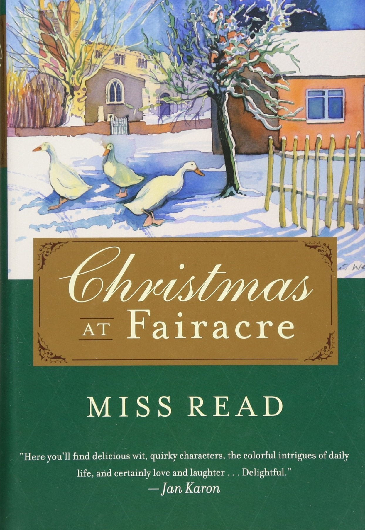 Christmas at Fairacre used book depot