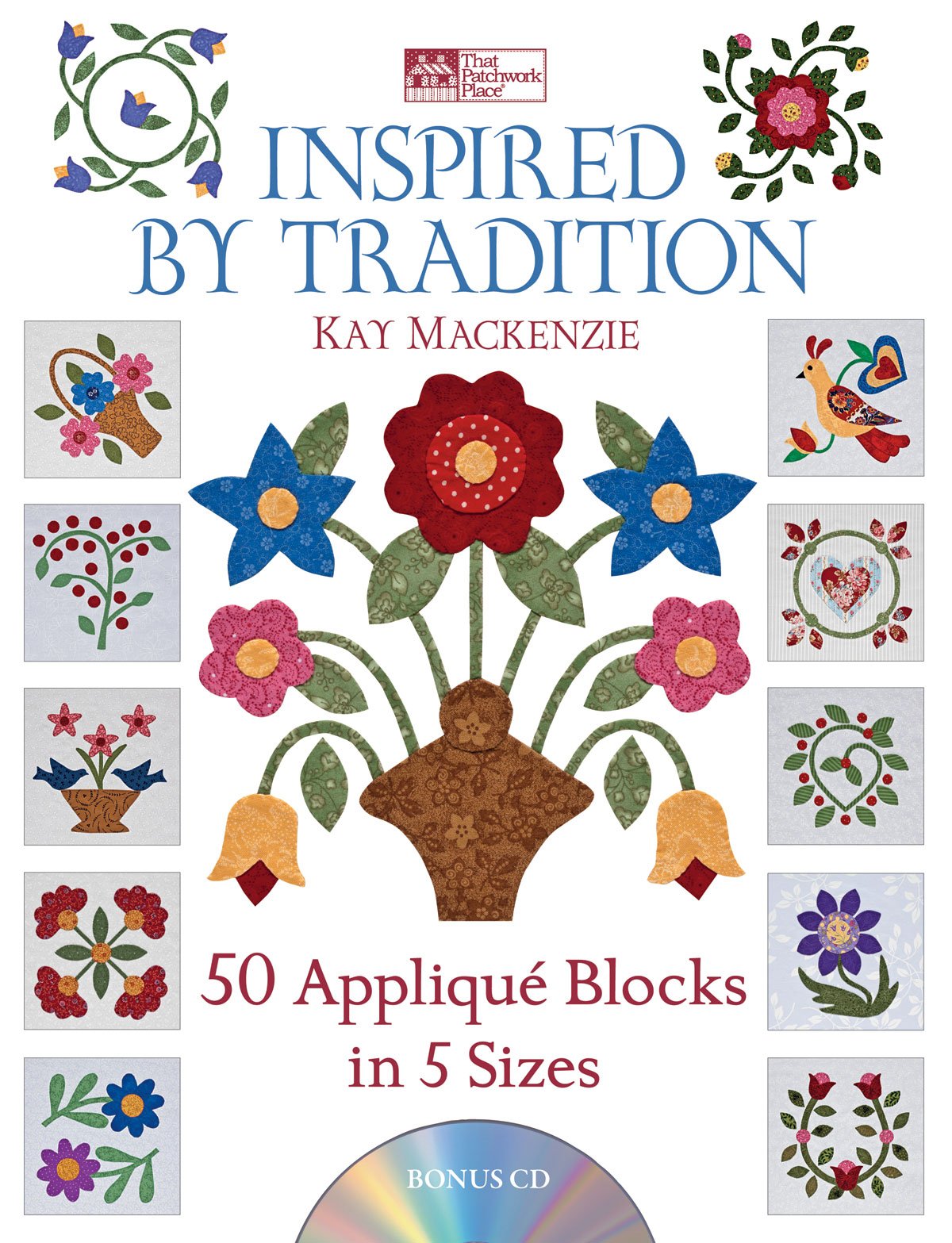 Inspired by Tradition: 50 Appliqué Blocks in 5 Sizes used book depot