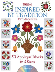 Inspired by Tradition: 50 Appliqué Blocks in 5 Sizes used book depot