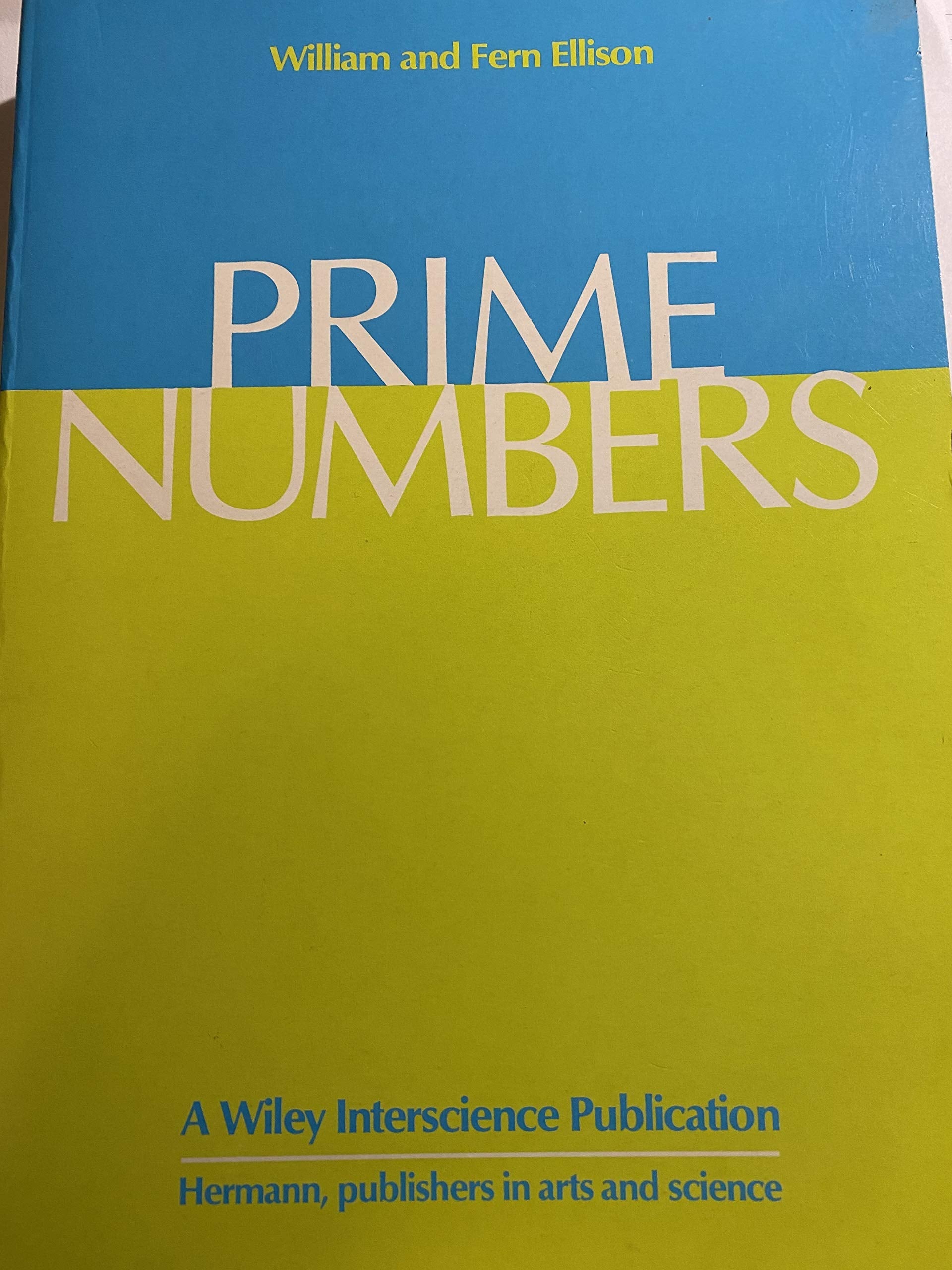 Prime numbers used book depot