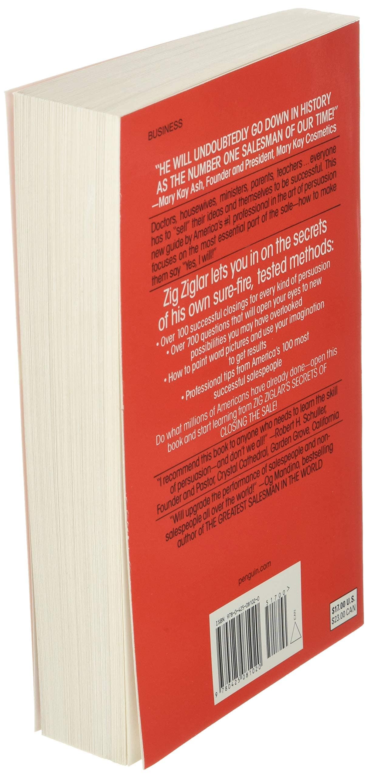 Zig Ziglar's Secrets of Closing the Sale: For Anyone Who Must Get Others to Say Yes!