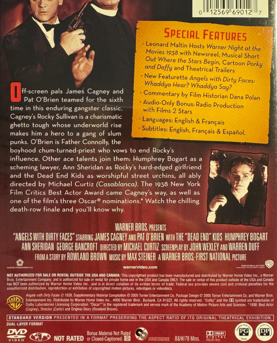 Angels With Dirty Faces [DVD] used book depot