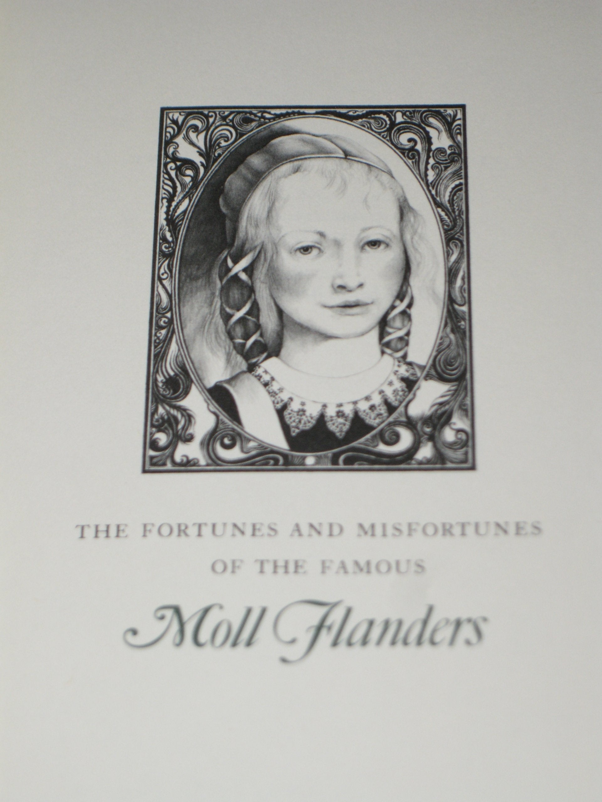 Moll Flanders - Daniel Defoe - The Franklin Library - David Palladini Illustrations - Limited Edition used book depot