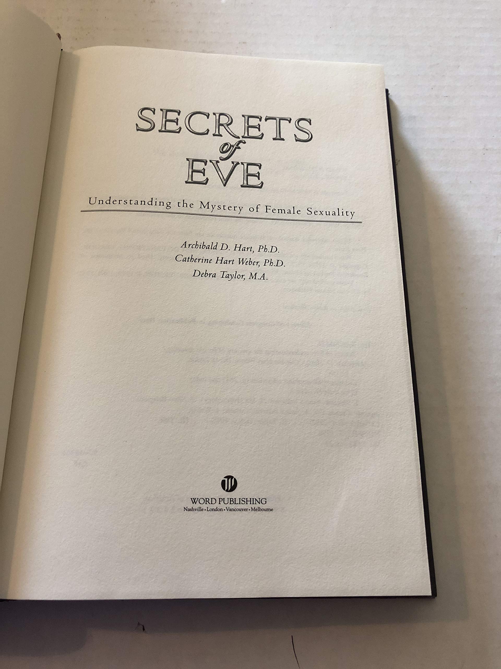 Secrets of Eve: Understanding the Mystery of Female Sexuality used book depot