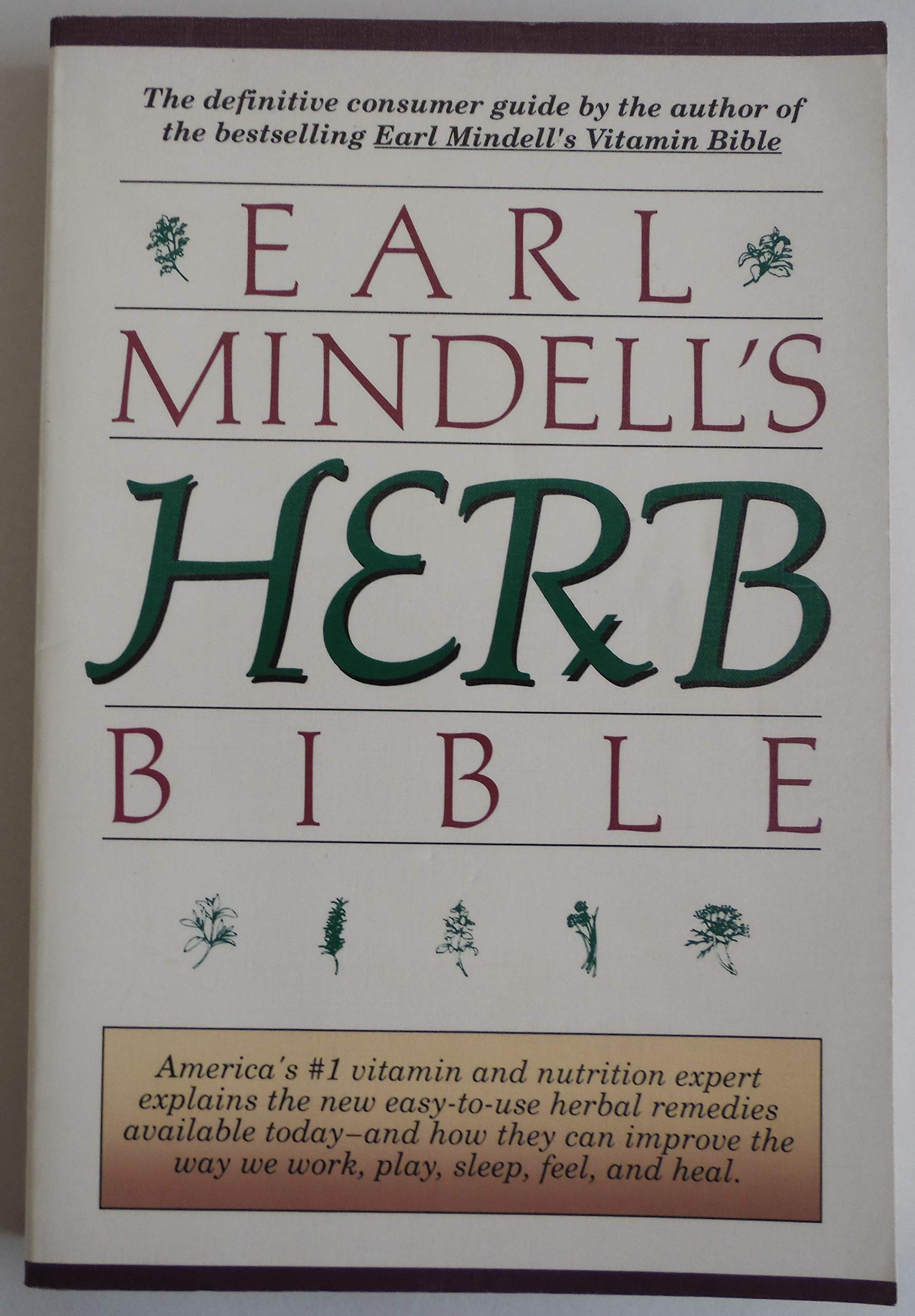 Earl Mindell's Herb Bible used book depot