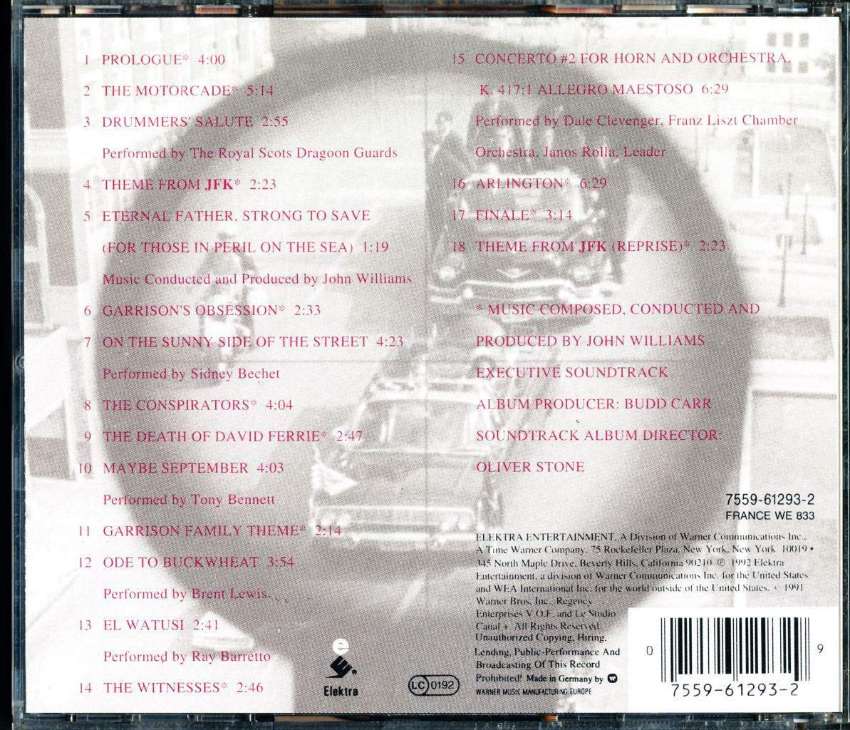 JFK: Original Motion Picture Soundtrack used book depot