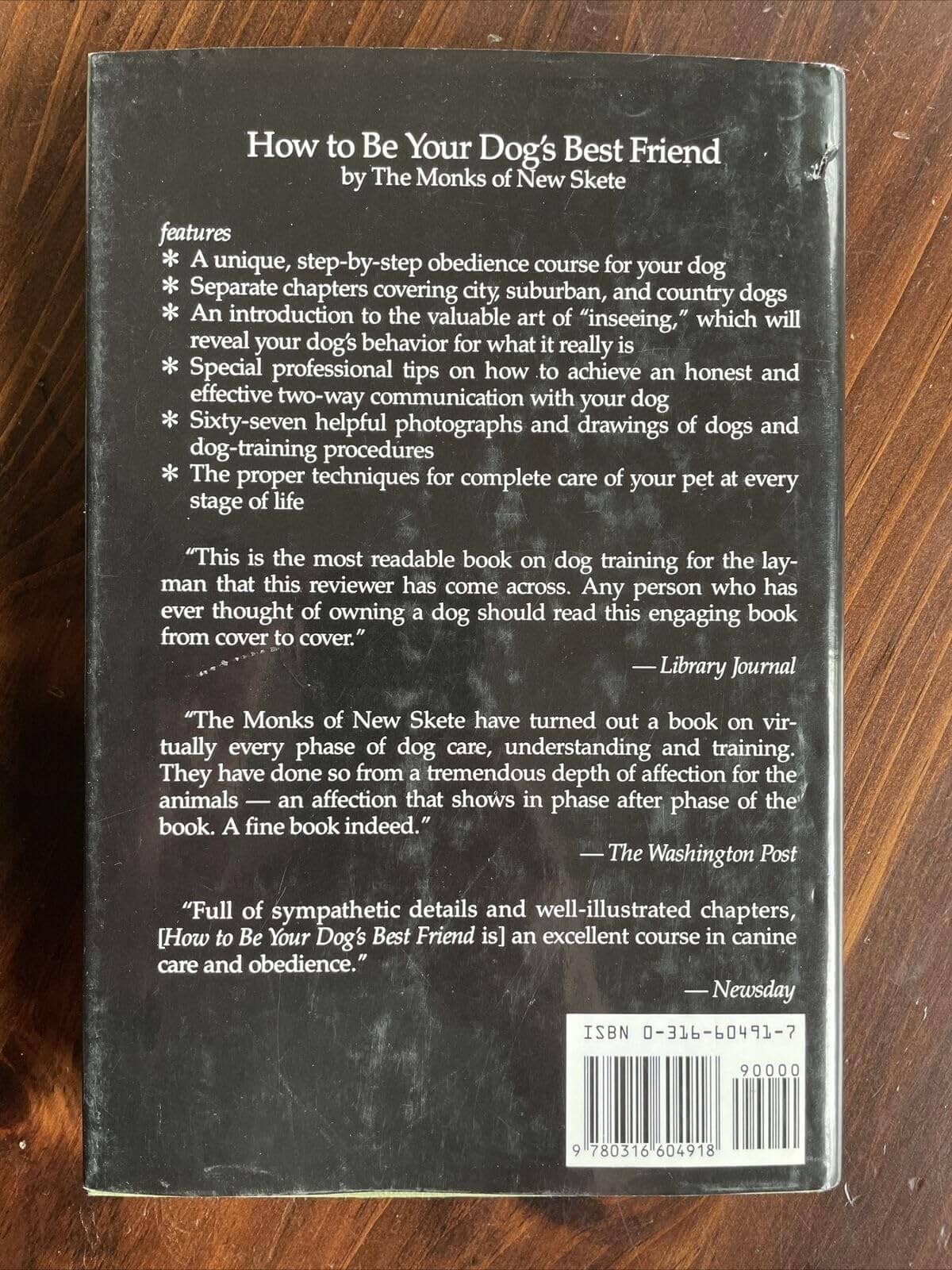 How to Be Your Dog's Best Friend: A Training Manual for Dog Owners used book depot