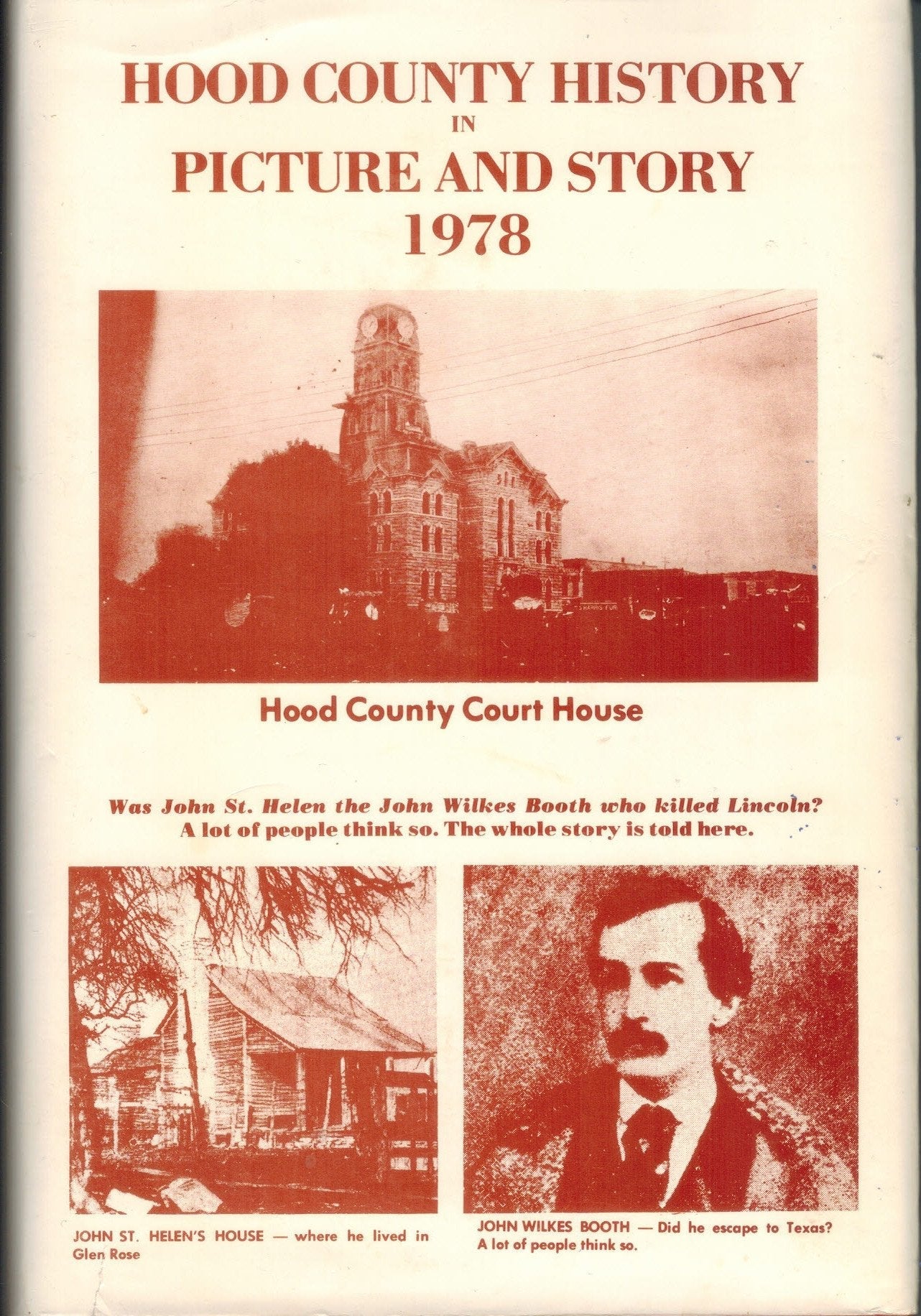 Hood County History in Picture and Story 1978 used book depot