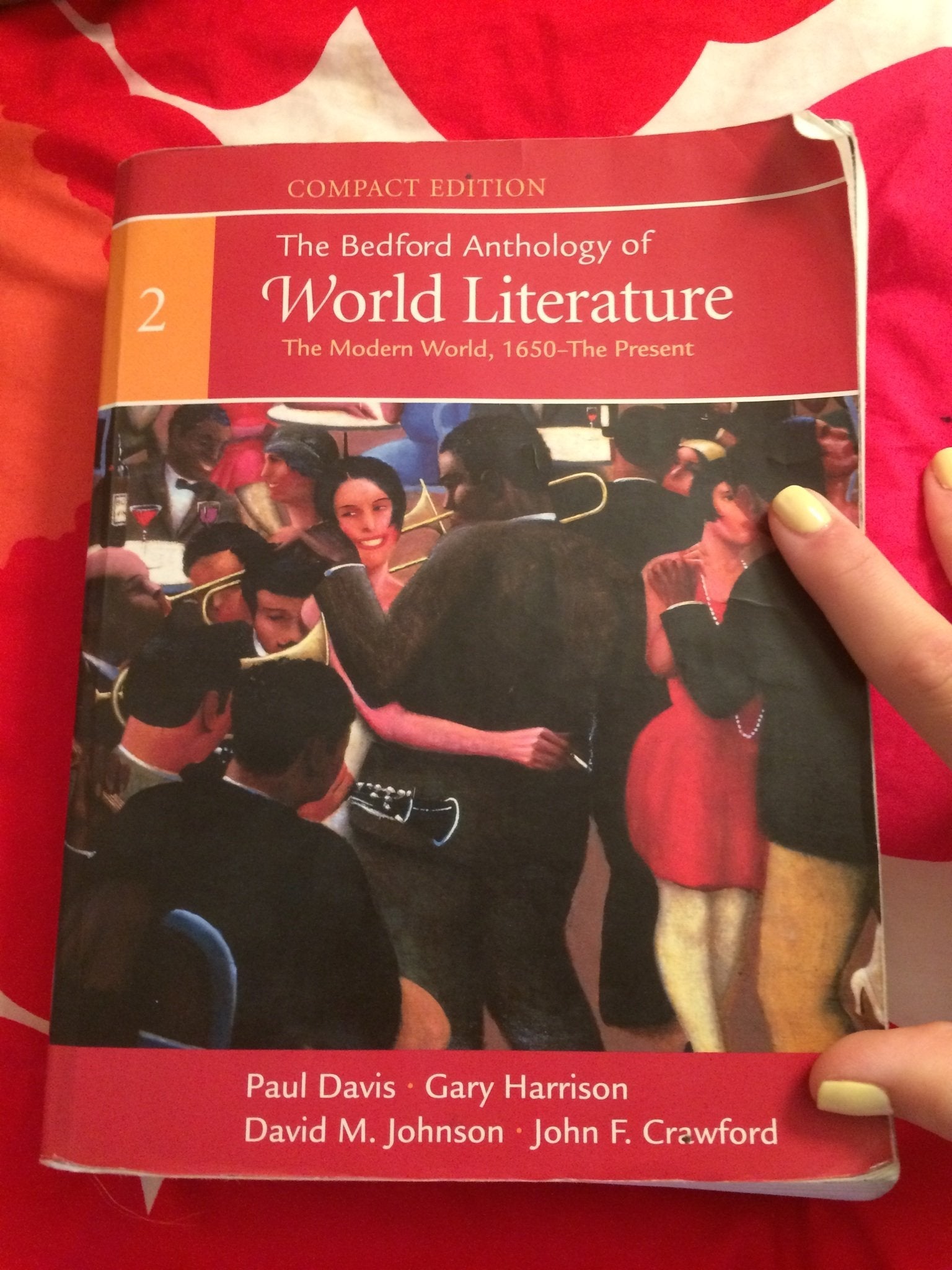 The Bedford Anthology of World Literature, Compact Edition, Volume 2: The Modern World (1650-Present) used book depot