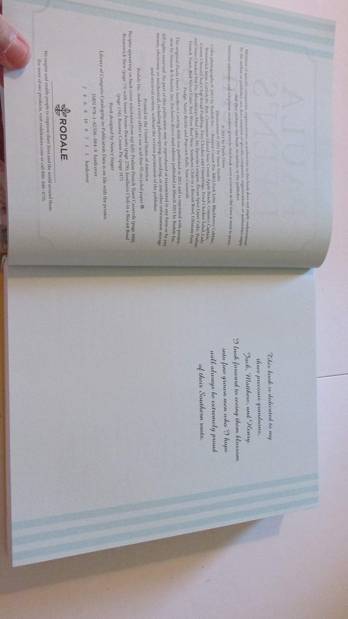 Paula Deen's Southern Cooking Bible Exclusive Edition used book depot