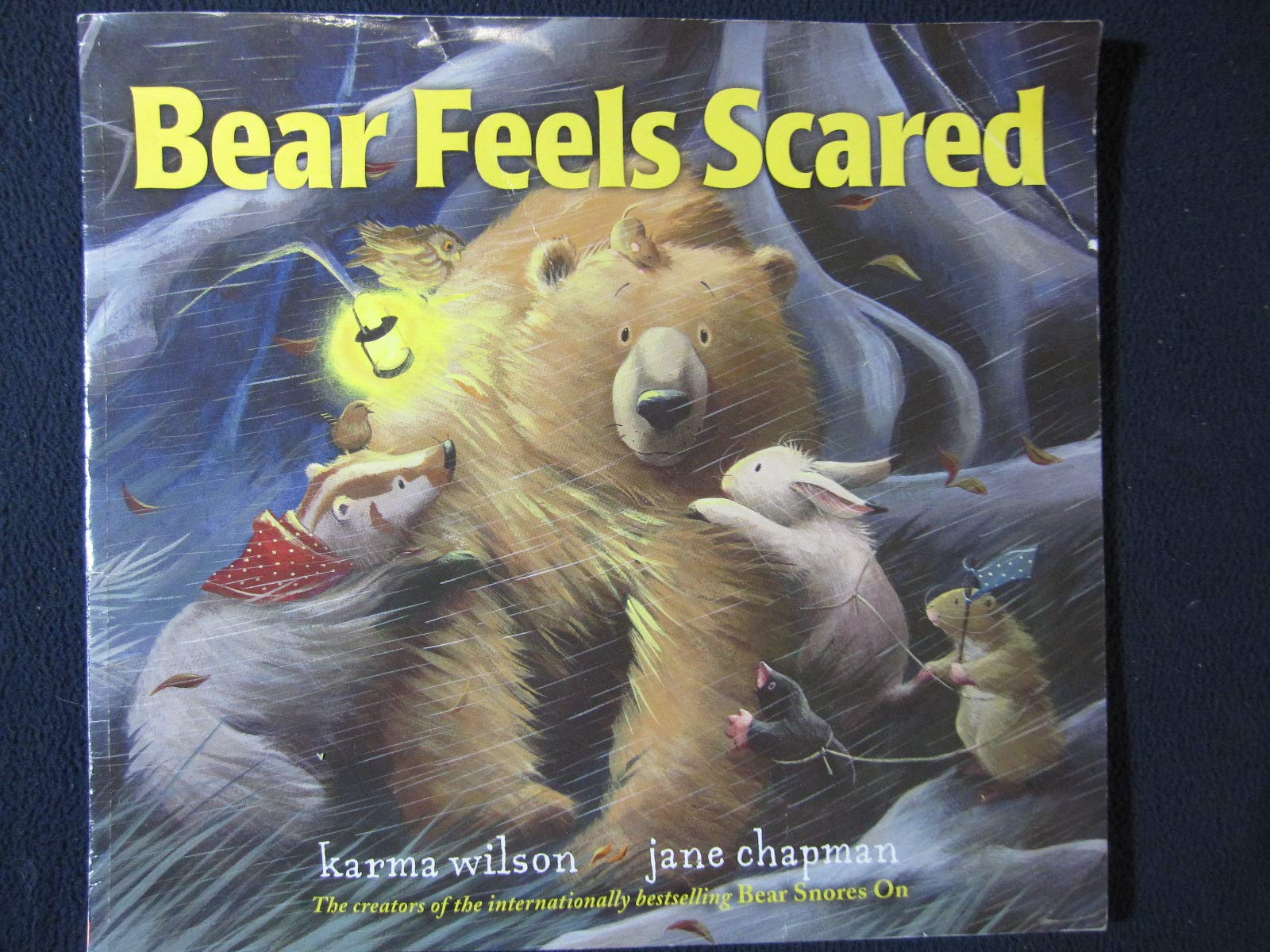 Bear Feels Scared only (not a set of 3) by Karma Wilson (2009) Paperback used book depot