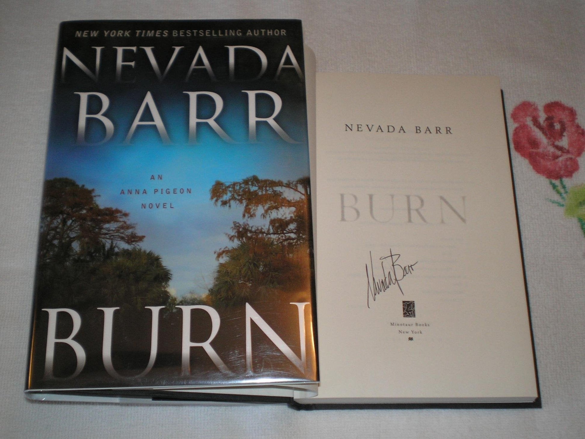 Burn: An Anna Pigeon Novel (Anna Pigeon Mysteries) used book depot
