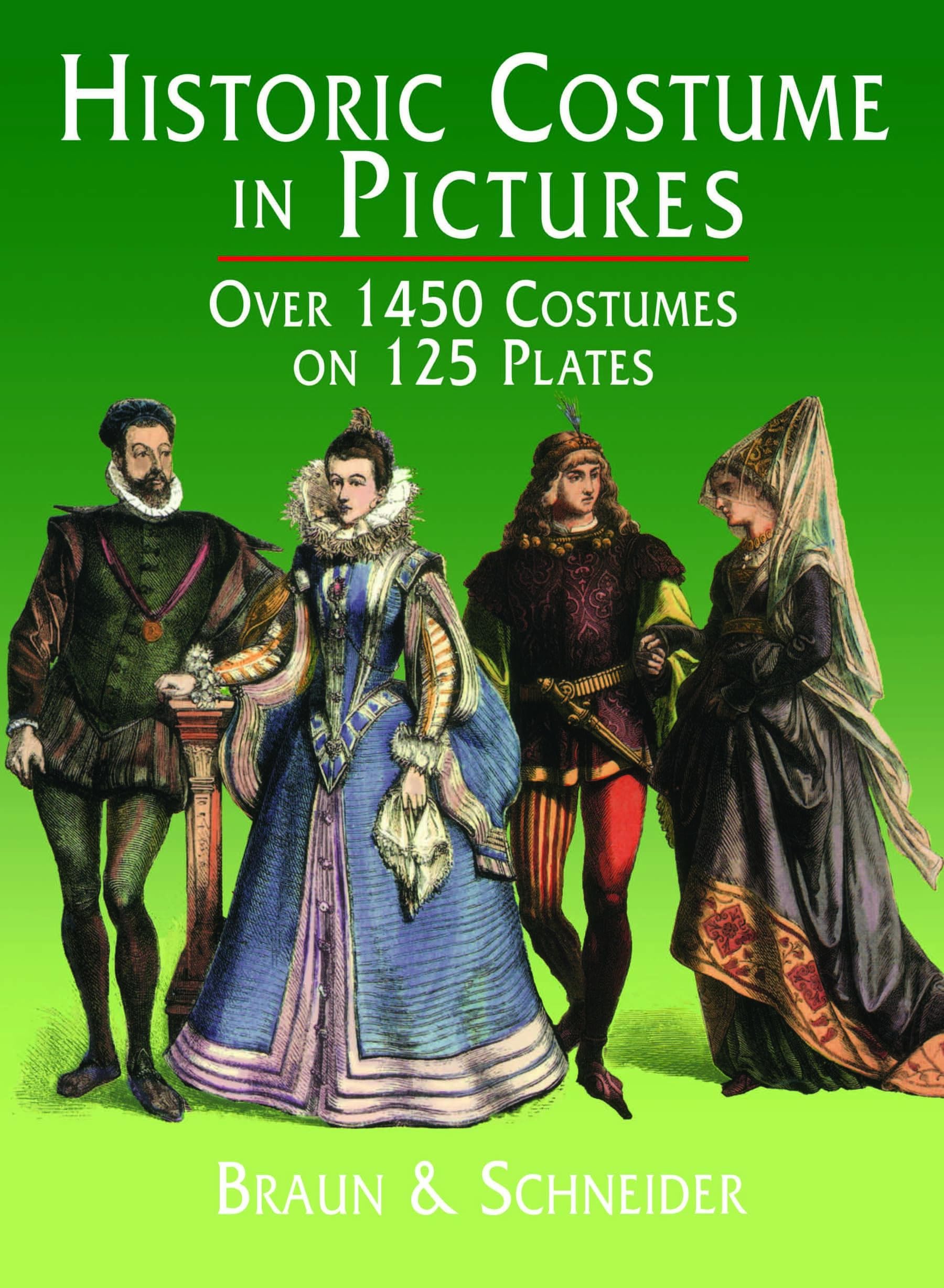 Historic Costume in Pictures (Dover Fashion and Costumes) used book depot