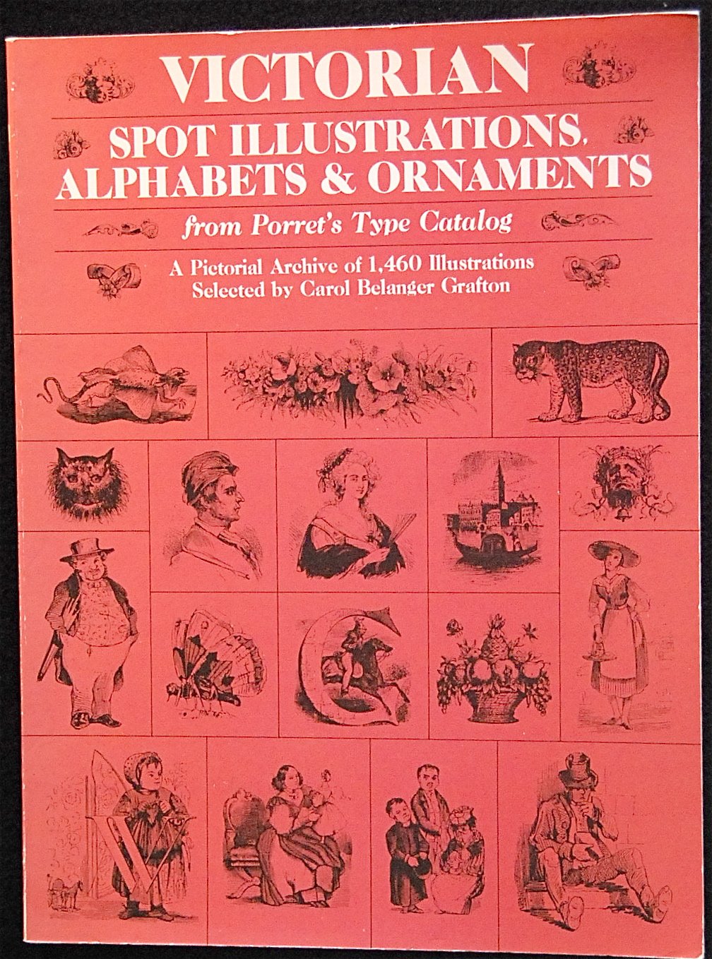 Victorian Spot Illustrations, Alphabets and Ornaments (Dover Pictorial Archive Series) used book depot