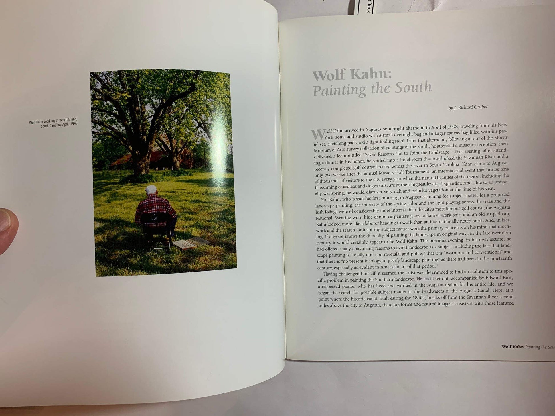 Wolf Kahn: Painting the South used book depot