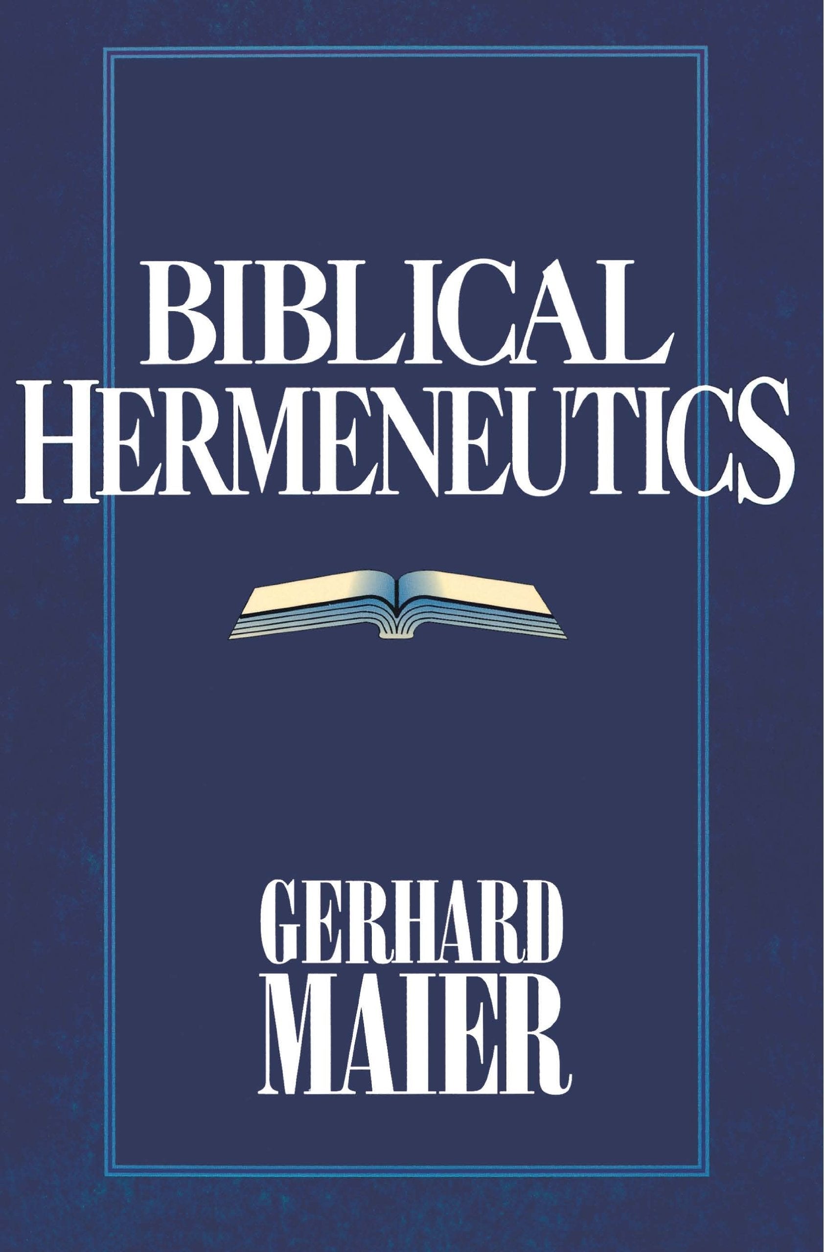 Biblical Hermeneutics used book depot