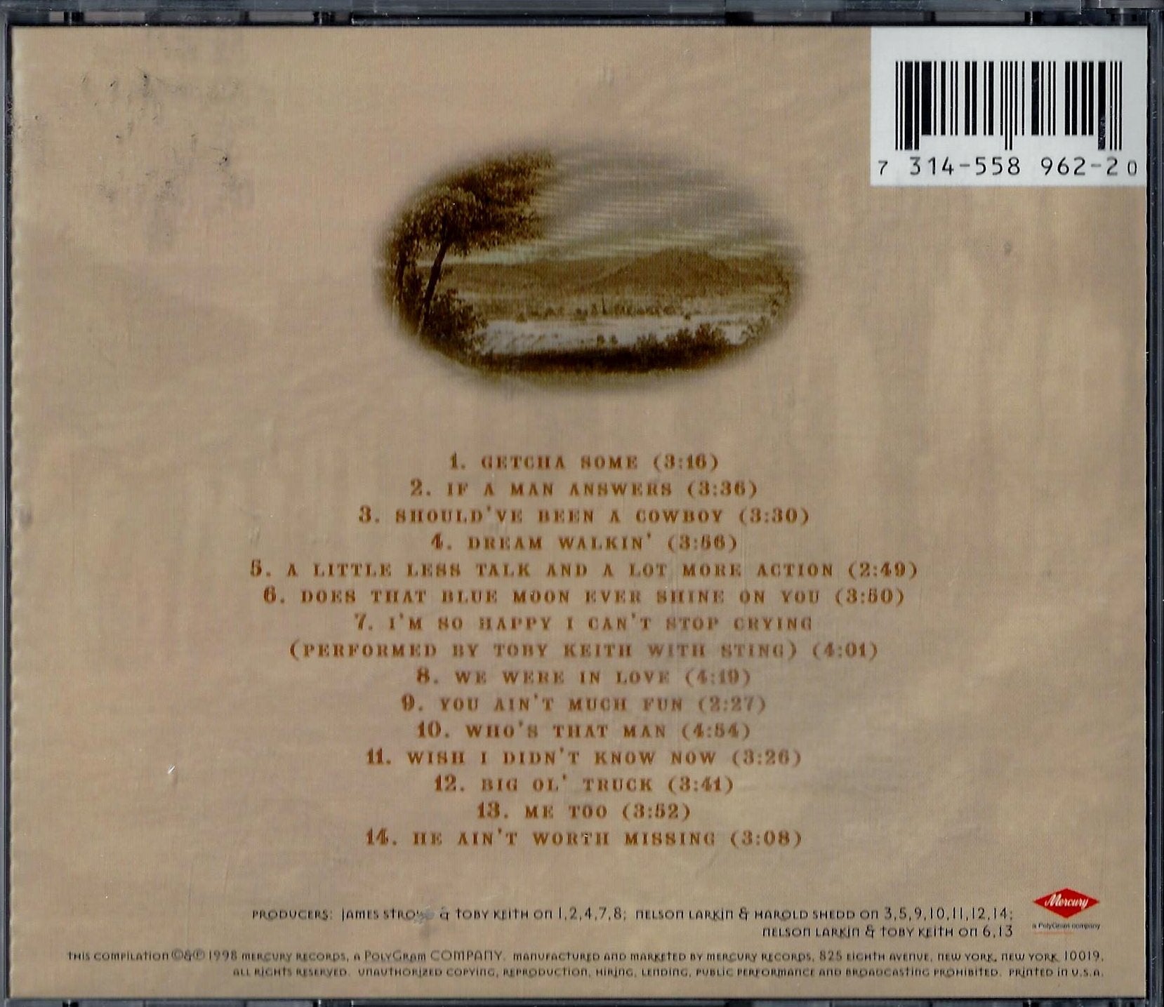 Greatest Hits: Toby Keith, Volume 1 used book depot