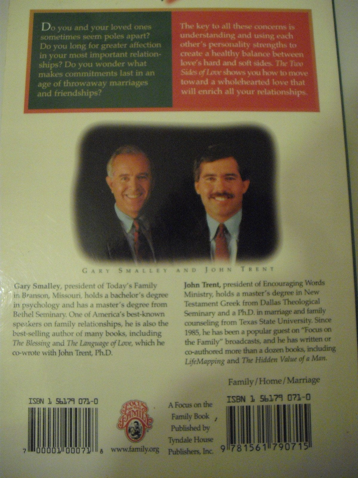 The Two Sides of Love: Using Personality Strengths to Greatly Improve Your Relationships used book depot