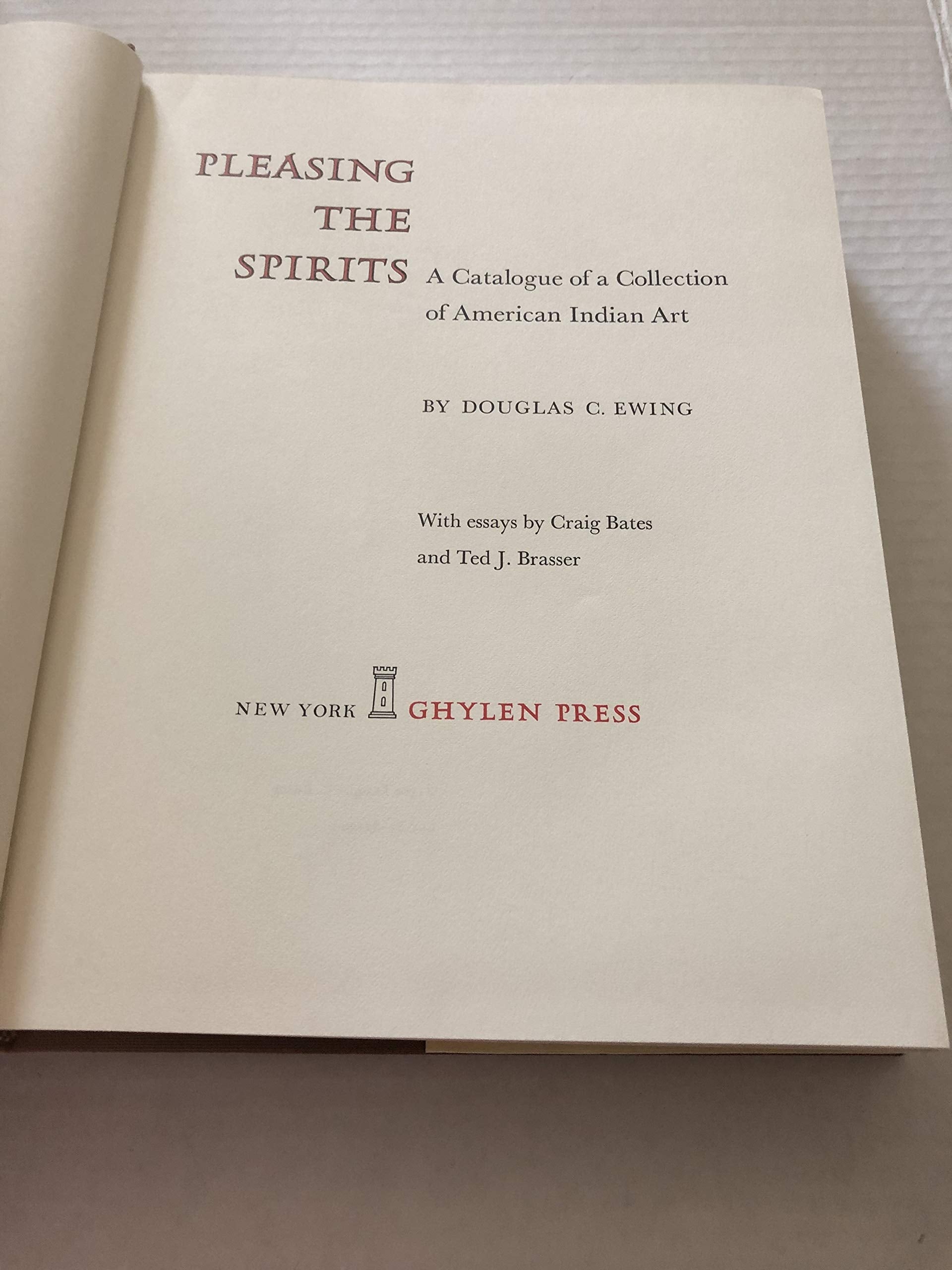 Pleasing The Spirits: A Catalogue of a Collection of American Indain Art used book depot
