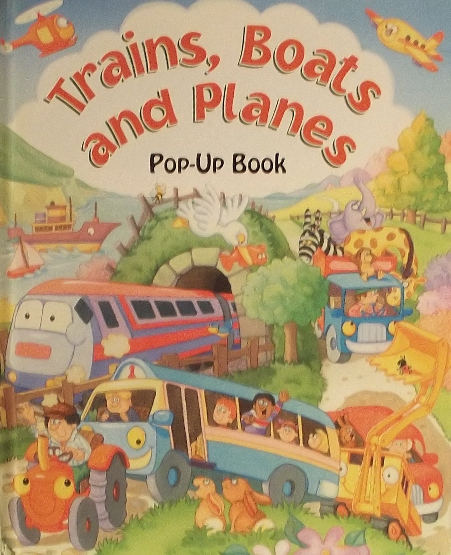 Trains, Boats & Planes (Large Pop-Ups) used book depot