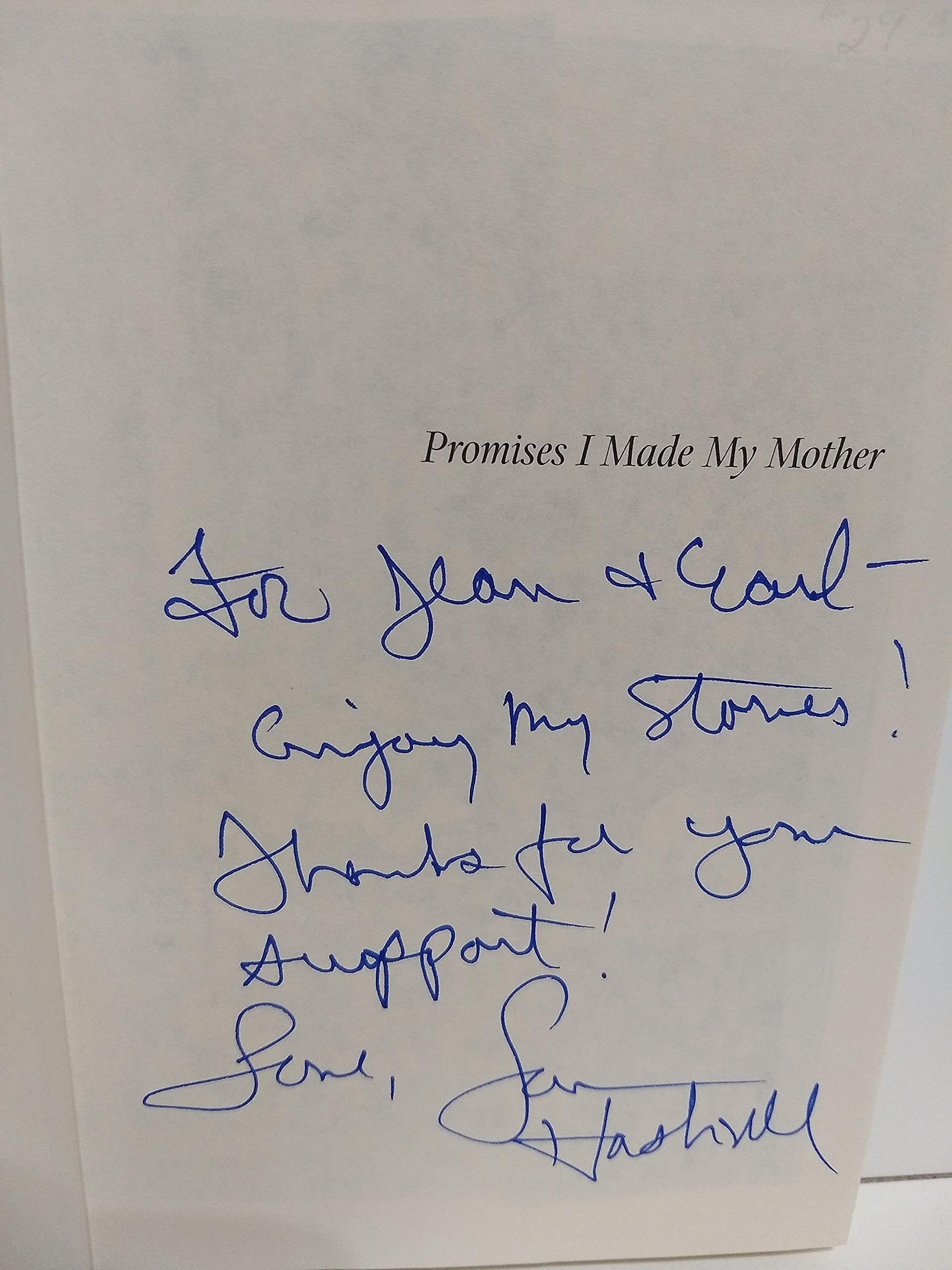 Promises I Made My Mother used book depot