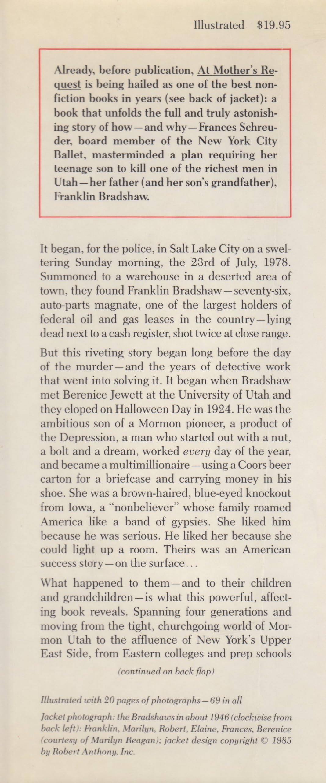 At Mother's Request: A True Story of Money, Murder and Betrayal used book depot
