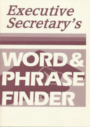 Executive Secretary's Word & Phrase Finder used book depot