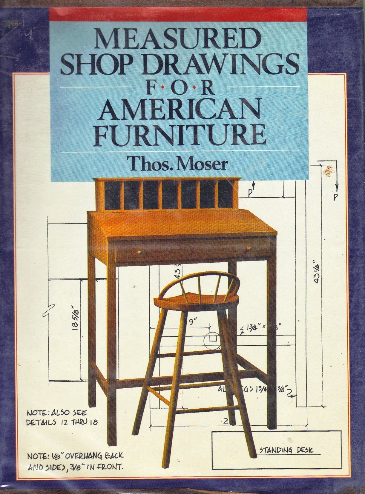 Measured Shop Drawings for American Furniture used book depot