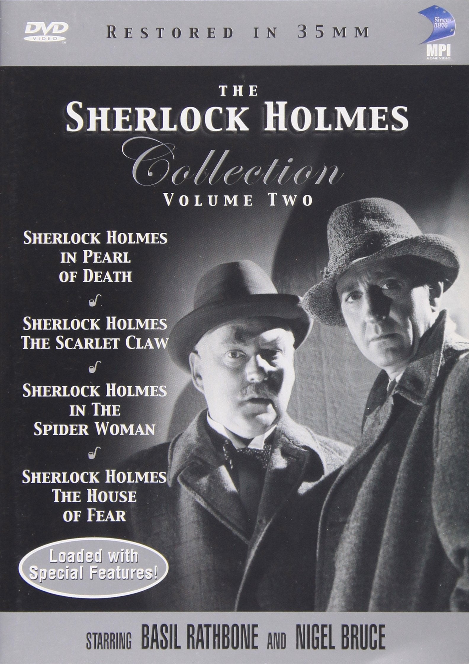 The Sherlock Holmes Collection, Vol. 2 (The House of Fear/The Spider Woman/Pearl of Death/The Scarlet Claw) used book depot