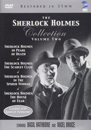 The Sherlock Holmes Collection, Vol. 2 (The House of Fear/The Spider Woman/Pearl of Death/The Scarlet Claw) used book depot