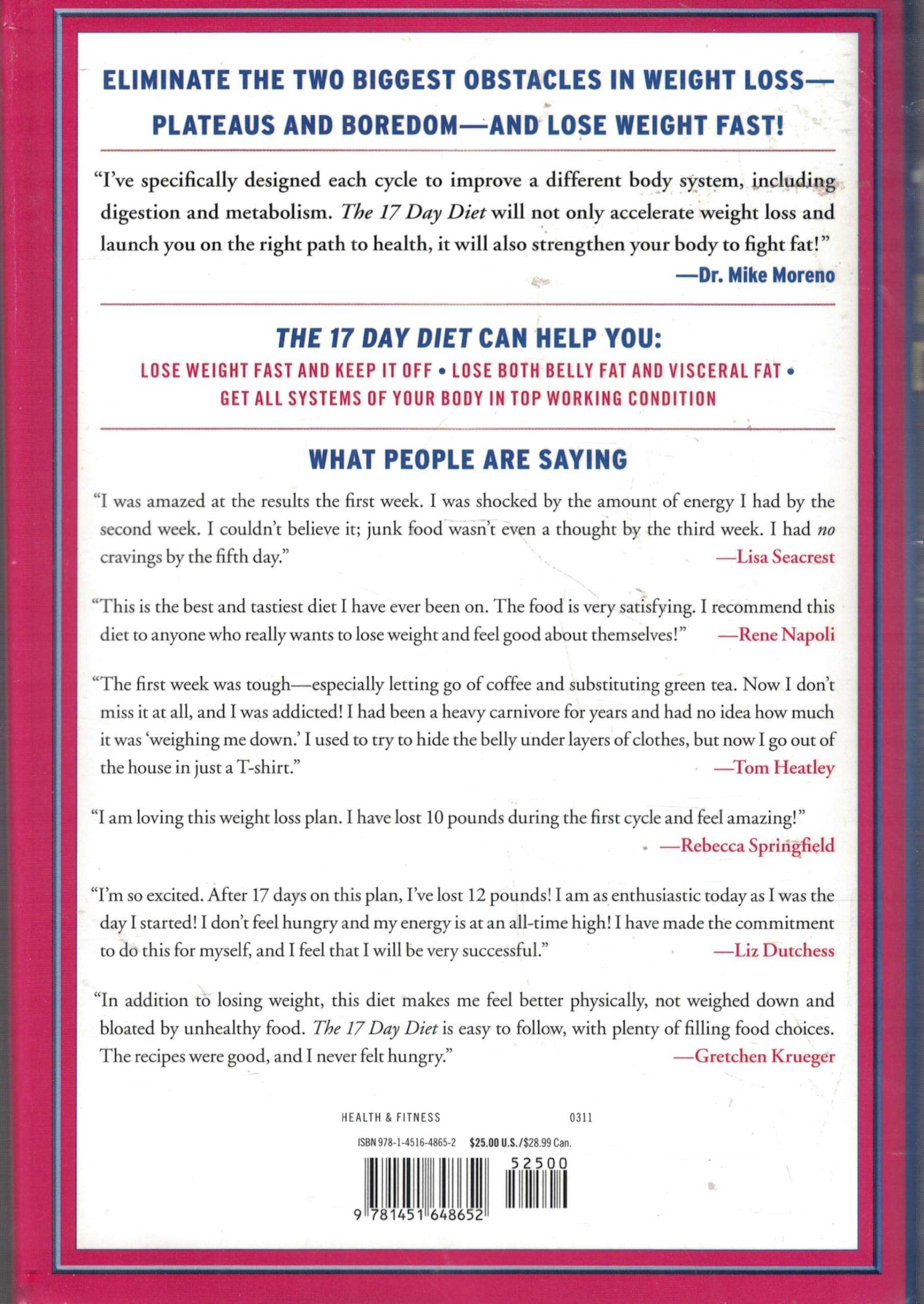 The 17 Day Diet: A Doctor's Plan Designed for Rapid Results