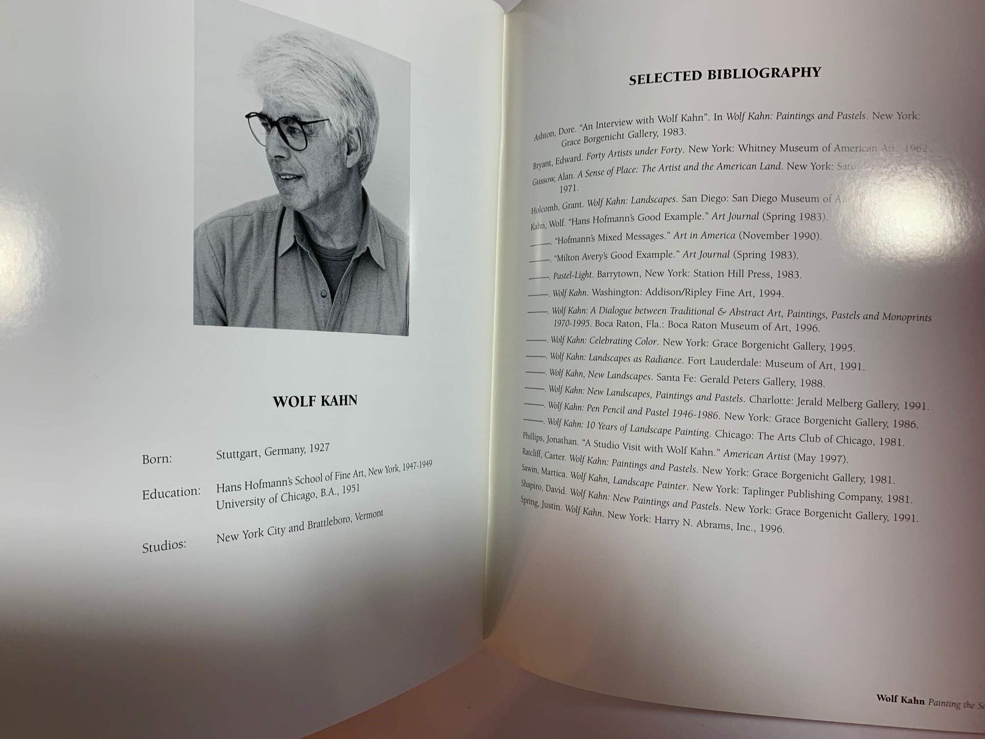 Wolf Kahn: Painting the South used book depot