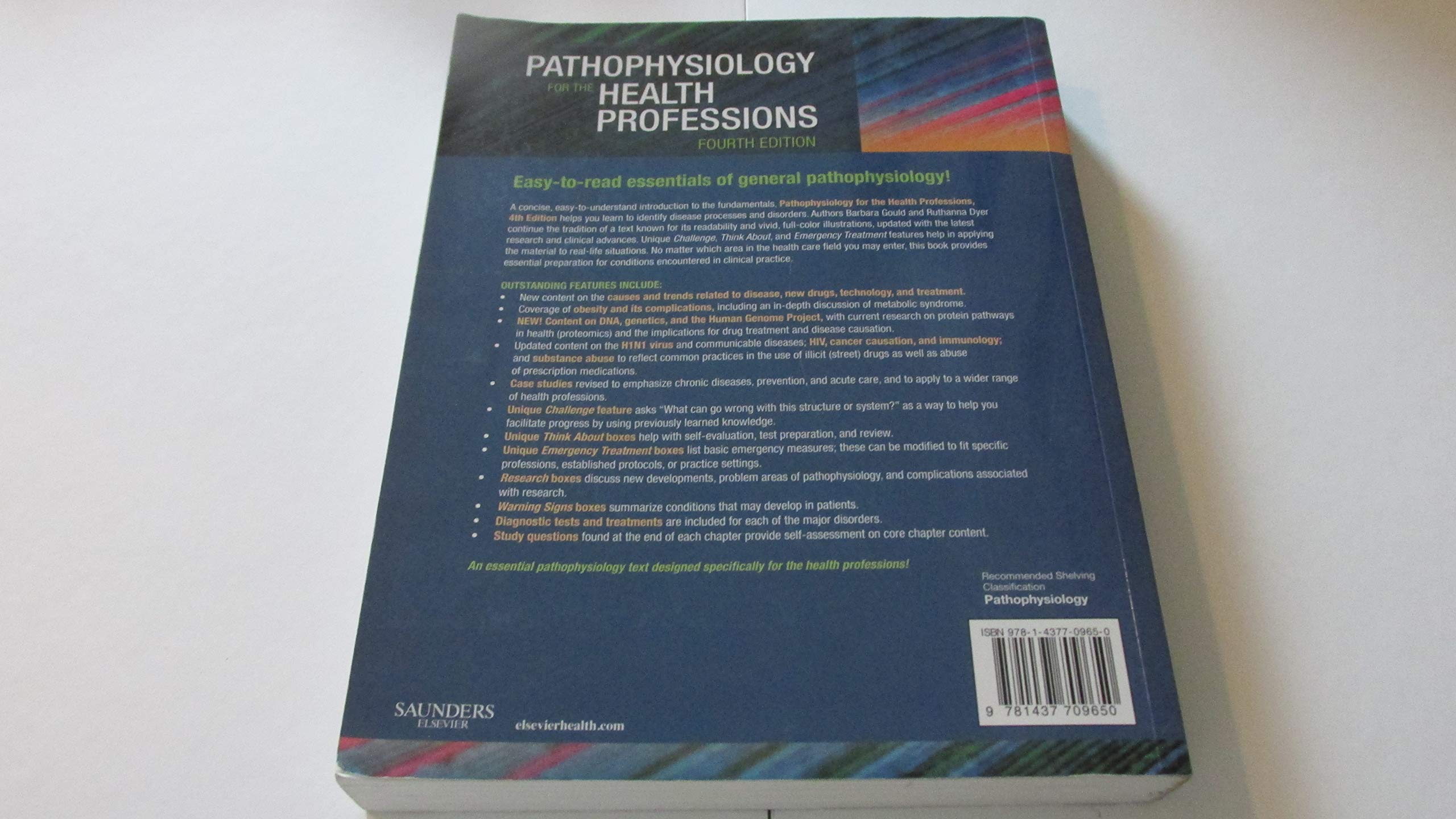 Pathophysiology for the Health Professions